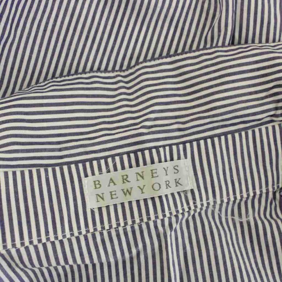 バーニーズニューヨーク BARNEYS NEW YORK シャツ ブラウス 紺 