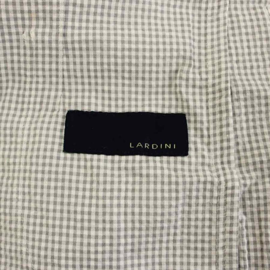 ラルディーニ LARDINI テーラードジャケット シングル ギンガム