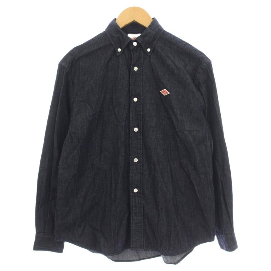 未使用DANTON ダントン レディースデニムダンガリー ボタンダウンシャツ長袖 ダントン DANTON デニム シャツ ボタンダウン ダンガリーシャツ 長袖