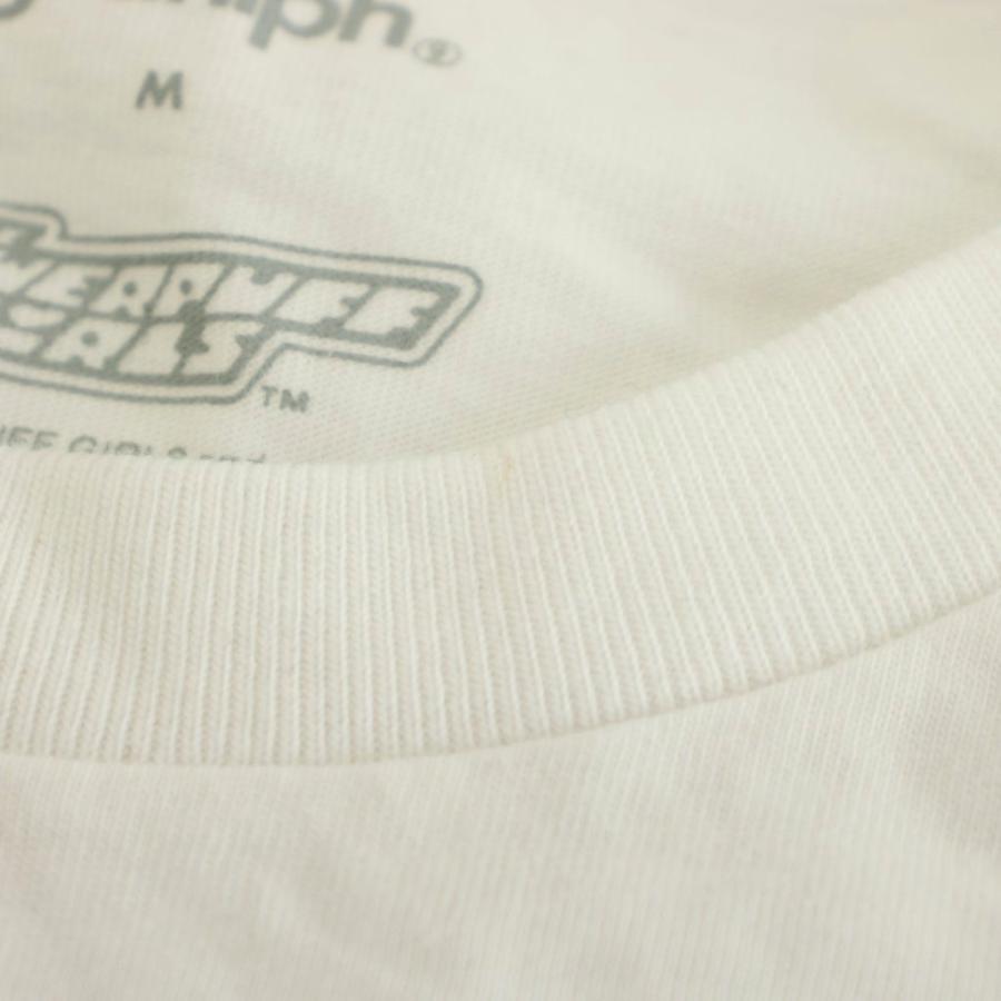 グラニフ graniph パワーパフガールズ Tシャツ カットソー 半袖 刺繍 M 