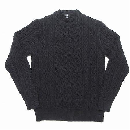 中古 ユニクロ Uniqlo ニット セーター ケーブル クルーネック 長袖 無地 ネイビー M 4193 トップス Vgpm メンズ ベクトル 古着 0 ブランド古着販売のベクトル 通販 Yahoo ショッピング