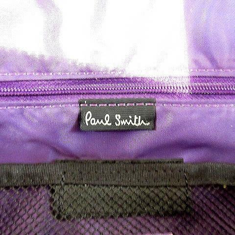 中古 ポールスミス Paul Smith ブリーフケース ビジネスバッグ 通勤 通学 黒 ブラック 紫 鞄 メンズ ベクトル 古着 0 ブランド古着販売のベクトル 通販 Yahoo ショッピング