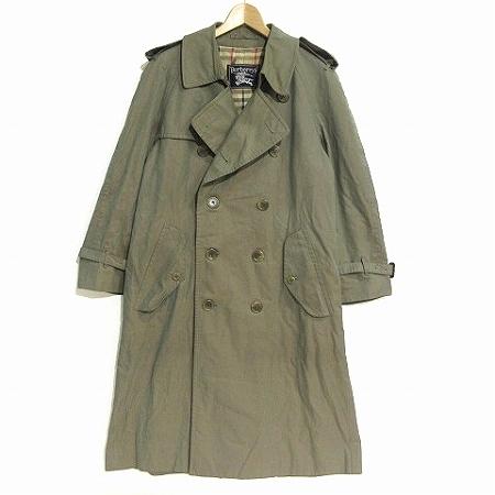 バーバリーズ Burberrys トレンチ コート ロング ダブル 裏地 ノバチェック カーキ 玉虫色 M アウター メンズ 0 ブランド古着販売のベクトル 通販 Yahoo ショッピング