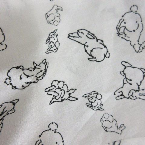 中古 ポールスミス PAUL SMITH 21SS シャツ ブラウス ラビット柄