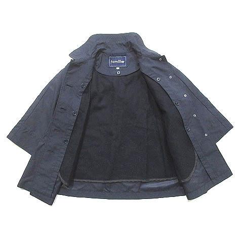 ファミリア Familiar ステンカラーコート ジャケット ナイロン  