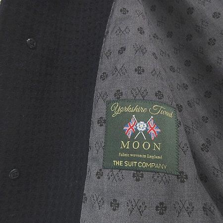 ザ・スーツカンパニー THE SUIT COMPANY × ビギン Begin コラボ ステンカラーコート ウール MOON社生地 大きいサイズ 紺 ネイビー 3L｜vectorpremium｜04