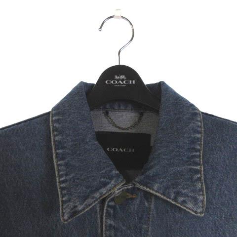 コーチ COACH CA409 オーバーサイズド シグネチャー デニムジャケット