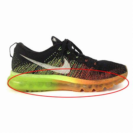 ナイキ NIKE FLYKNIT AIR MAX フライニット マックス スニーカー ローカット 620469-018 黒 ブラック US10 28cm 靴 シューズ ■GY99 メンズ｜vectorpremium｜03