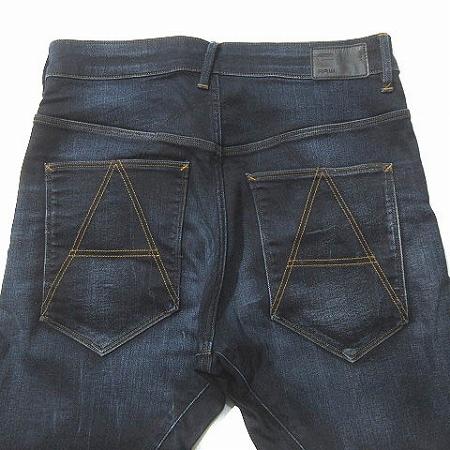 ジースターロウ G-Star RAW A Crotch 3D Low BF Jeans ワイド テーパード デニムパンツ ジーンズ ストレッチ インディゴブルー W25｜vectorpremium｜04