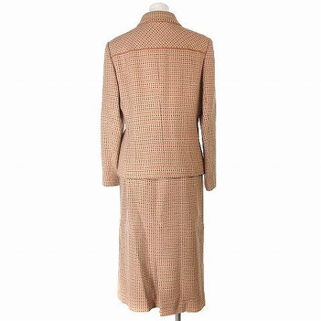 ロシャス ROCHAS レリアン スーツ セットアップ ジャケット ロング 