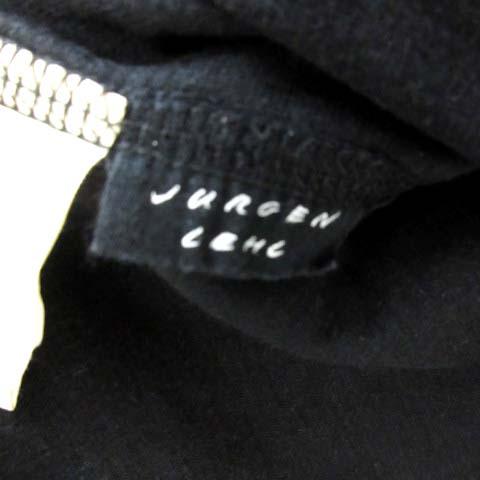 ヨーガンレール JURGEN LEHL Tシャツ カットソー コットン Vネック 半袖 黒 ブラック M レディース｜vectorpremium｜06