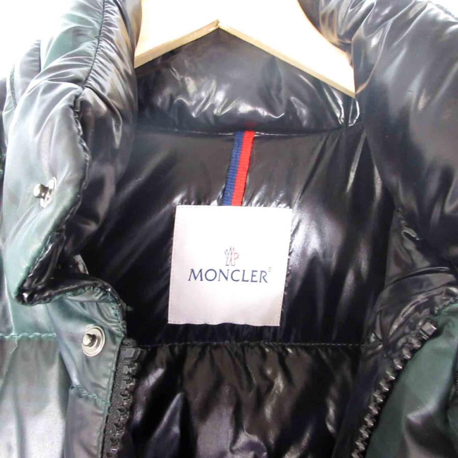 モンクレール MONCLER 美品 COMBLOUX ダウンジャケット ジップアップ チェック グリーン 2  メンズ｜vectorpremium｜05