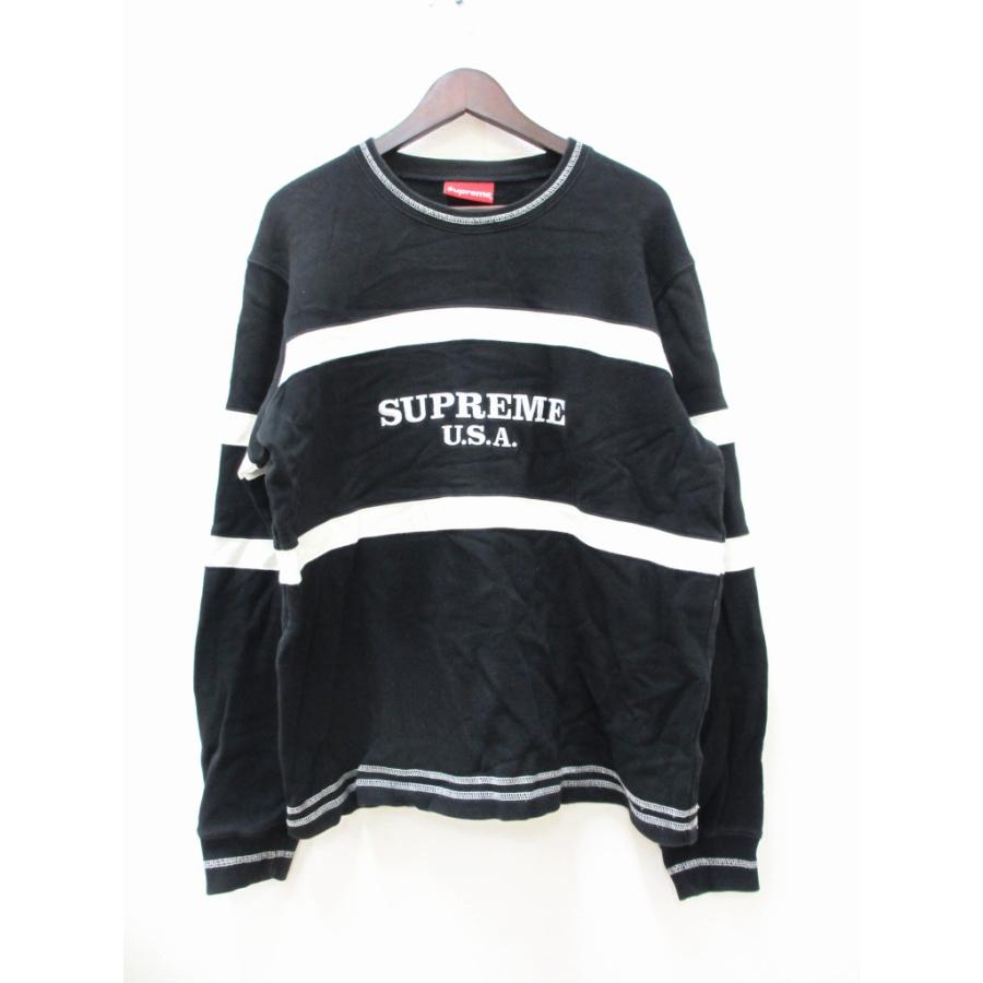 Supreme シュプリーム SUPREME 2016AW センター ストライプ クルー 