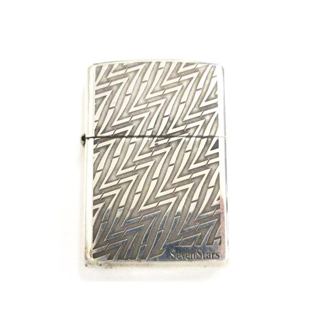 ジッポー ZIPPO セブンスター スターリングシルバー オイル ジッポー ZIPPO セブンスター スターリングシルバー オイル
