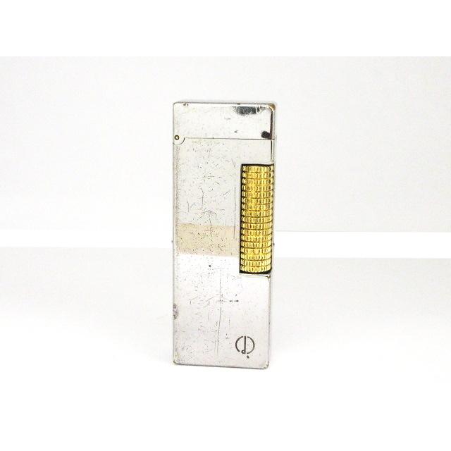 dunhill（ダンヒル） ライター ローラー シルバー×ゴールド 箱付 喫煙