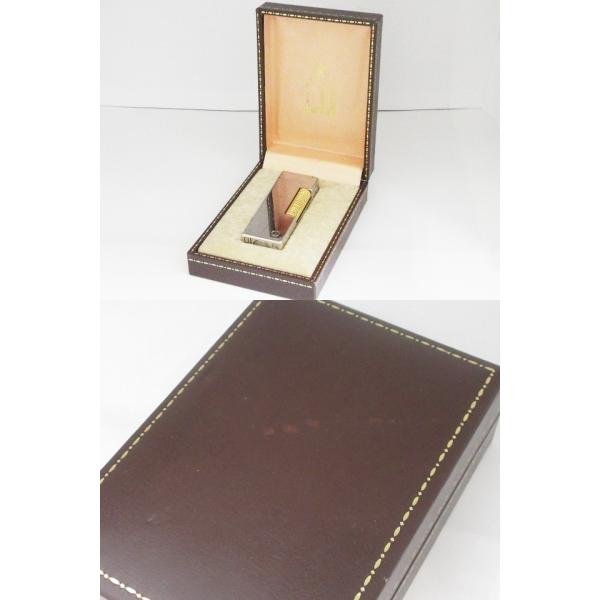 dunhill（ダンヒル） ライター ローラー シルバー×ゴールド 箱付 喫煙