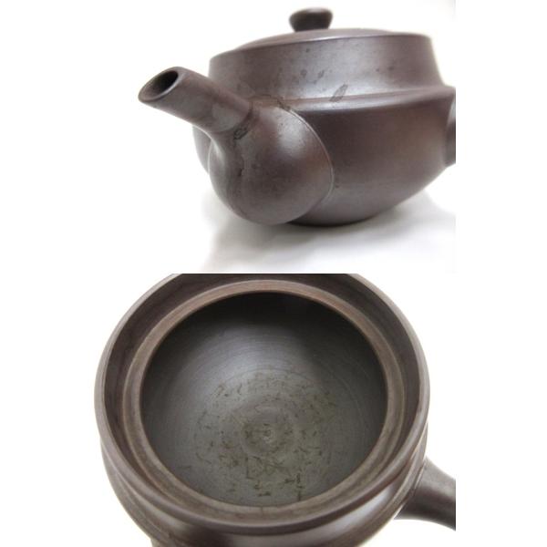 俊峯 作 萬古焼 茶器揃 茶碗 急須 湯さまし 7点セット 茶系 煎茶道具