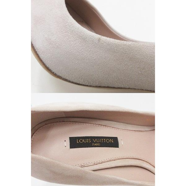 LOUIS VUITTON（ルイ・ヴィトン） オープントゥ パンプス スエード