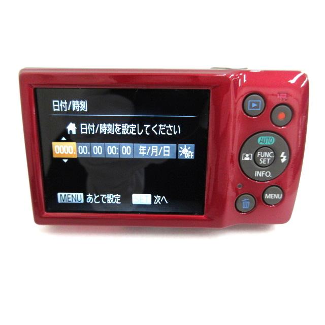 キャノン Canon IXY180 コンパクトデジタルカメラ レッド コンデジ 
