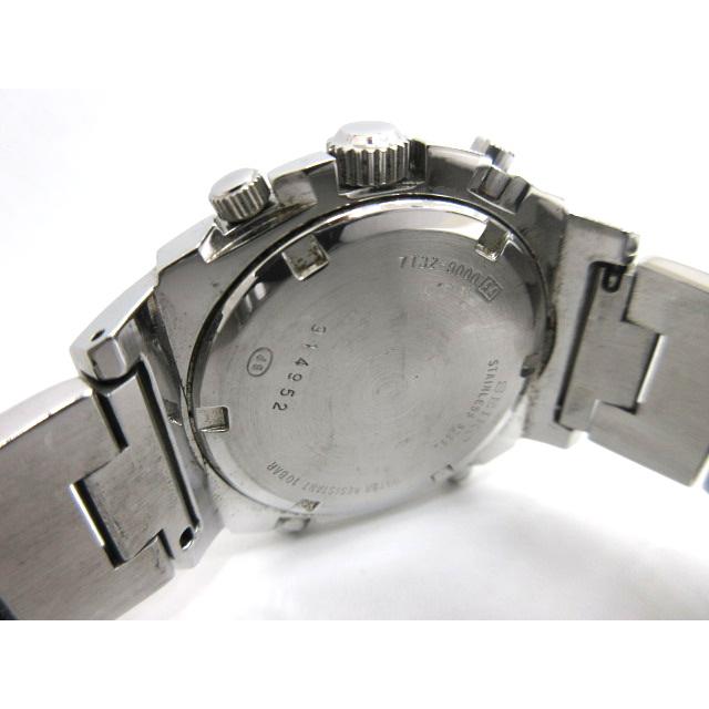 セイコー SEIKO サス SUS クオーツ腕時計 7T32-9000 シルバー SS