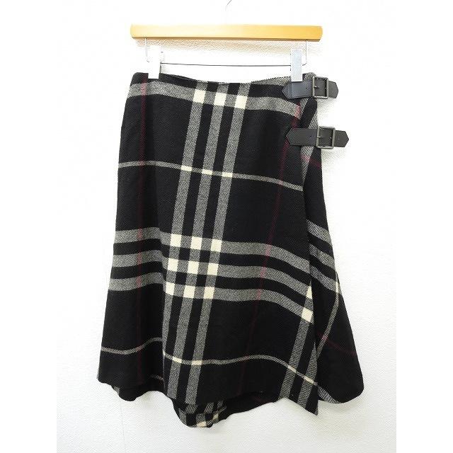 中古 バーバリー ロンドン BURBERRY LONDON ウール100% チェック柄