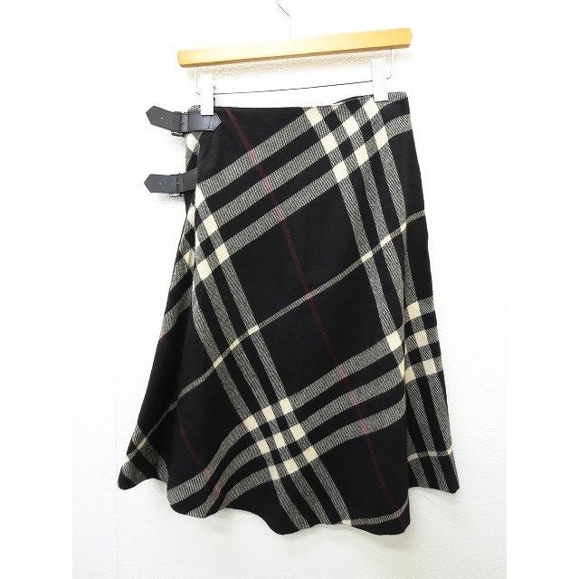 中古 バーバリー ロンドン BURBERRY LONDON ウール100% チェック柄