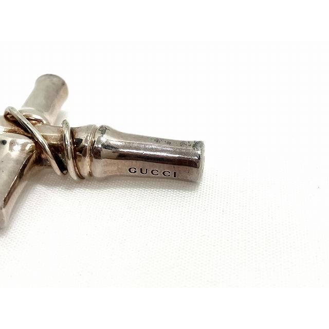 GUCCI グッチ バンブークロス ネックレス sv925 シルバー GUCCI グッチ バンブークロス ネックレス sv925 シルバー