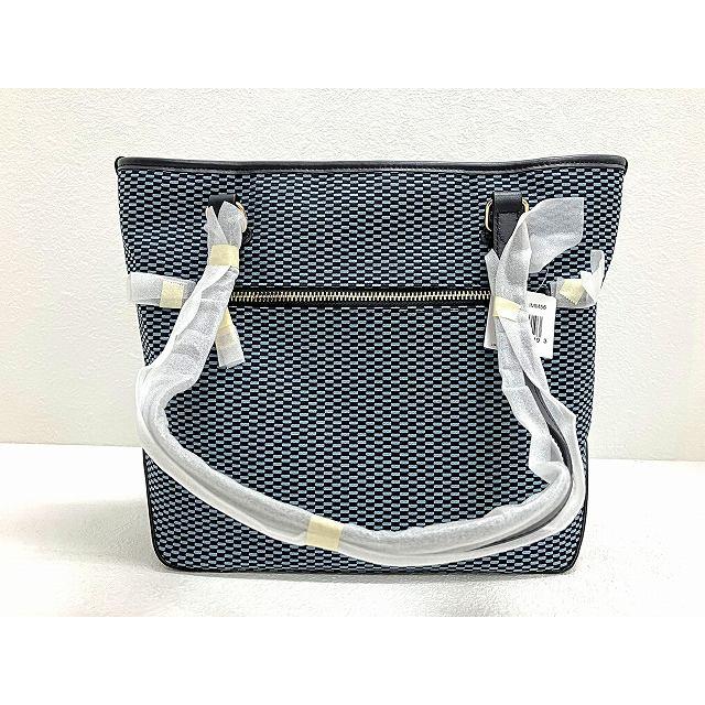 COACH（コーチ） 未使用品 キャンバス×レザー トートバッグ 青系