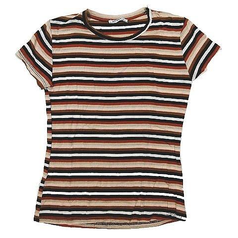 中古 ザラ トラファルック Zara Trafaluc ボーダー Tシャツ カットソー トップス 半袖 サイズs 茶 ブラウン系 9 レディース ベクトル 古着 095 ブランド古着販売のベクトル 通販 Yahoo ショッピング