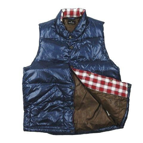 ポールスミス Paul Smith 裏地チェック柄 ダウンベスト アウター ネイビー サイズm ポーランド産 メンズ A12 メンズ 095 ブランド古着販売のベクトル 通販 Yahoo ショッピング