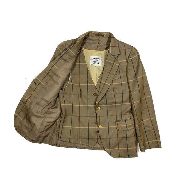 バーバリーズ Burberrys VINTAGE ヴィンテージ 90's 90年代 白タグ メガチェック柄 2ピース スーツ ジャケット ベスト  金ボタン 2釦 :095-202204280532:ブランド古着販売のベクトル - 通販 - Yahoo!ショッピング