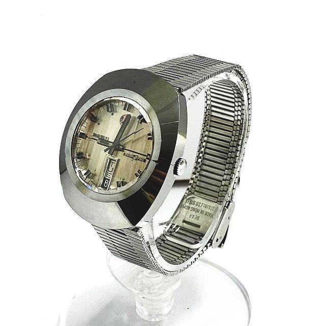 中古 ラドー Rado ダイヤスター ウォーターシールド デイデイト オートマティック 全自動 腕時計 ウォッチ シルバー メンズ ベクトル 古着 095 ブランド古着販売のベクトル 通販 Yahoo ショッピング