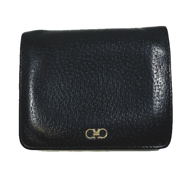 フェラガモ Ferragamo 二つ折り財布 シルバー melodiapet.com.br
