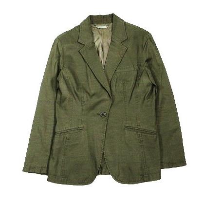 マイケルコース MICHAEL KORS テーラードジャケット 長袖 グリーン