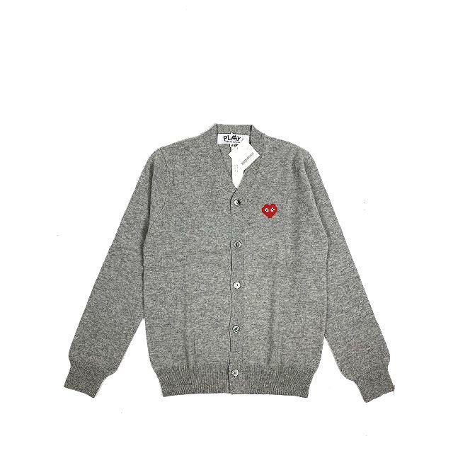 2022新作 PLAY COMME des GARCONS ダブルハートカーディガン tdh
