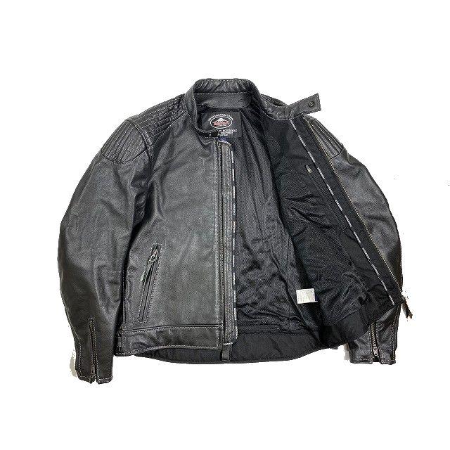 KUSHITANI クシタニ 牛革 レザー ステムジャケット バイカー