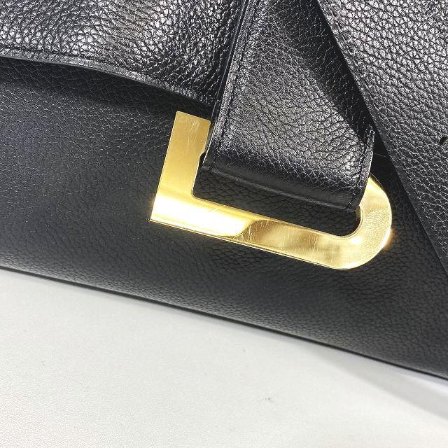 DELVAUX デルヴォー DEPOSE ゴールドD金具 フラップ レザー ショルダー