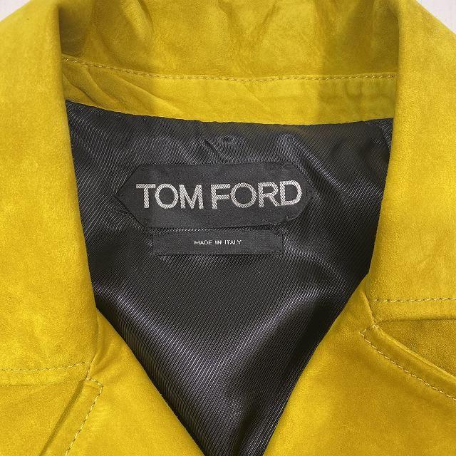 美品 トムフォード TOM FORD カシミヤ スエード バイカー 美品 トムフォード TOM FORD カシミヤ スエード バイカー