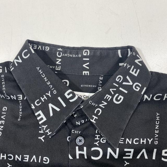 19AW ジバンシィ GIVENCHY オールオーバーロゴ 総柄 シャツ トップス 19AW ジバンシィ GIVENCHY オールオーバーロゴ 総柄 シャツ トップス