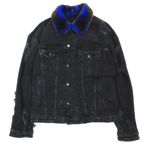 美品 アルケミスト ALCHEMIST デニムジャケット Gジャン ブルゾン 