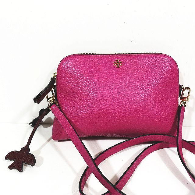 極美品 トリーバーチ TORY BURCH アマンダ レザー クロスボディ 斜
