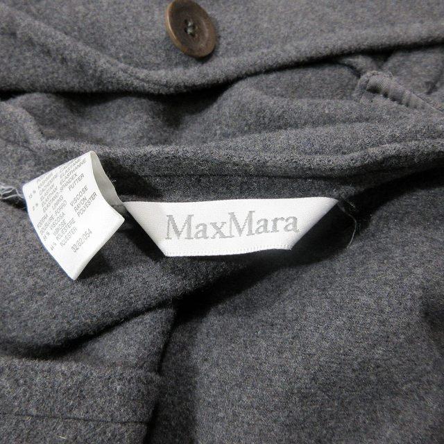 マックスマーラ MAX MARA 白タグ チェスターコート カシミヤ混 ロング 