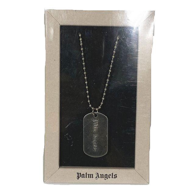 パームエンジェルス PALM ANGELS ネックレス ロゴ プレート ペンダント 