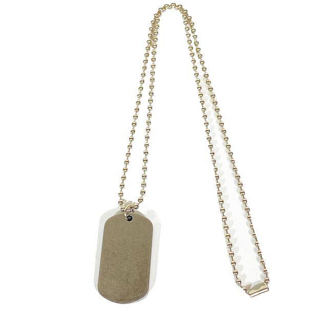 パームエンジェルス PALM ANGELS ネックレス ロゴ プレート ペンダント  