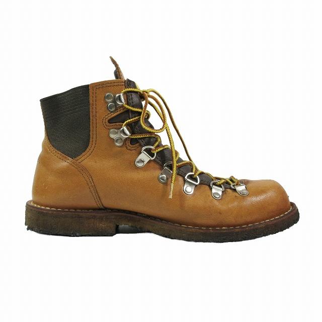 ダナー DANNER サイドゴア トレッキングシューズ ショートブーツ レースアップ レザー ブラウン/6▲B10 メンズ｜vectorpremium｜04