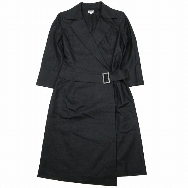 美品 フォクシー FOXEY 42 黒 コート