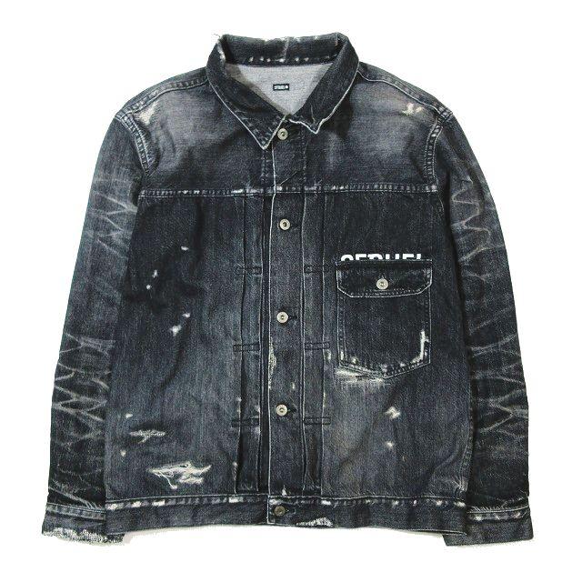 美品 22AW シークエル SEQUEL ×フラグメント fragment design ダメージ 