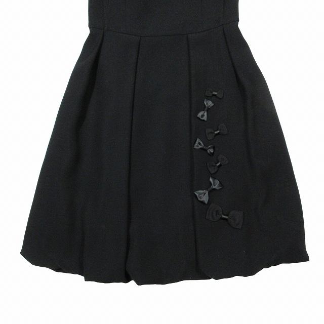 美品 2011年製 ルネ Rene ノースリーブ ワンピース ハーフ 膝丈 フレア  