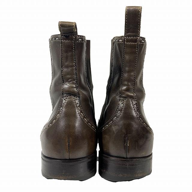 BOTTEGA VENETA ボッテガヴェネタ サイドゴア ウイングチップ ブーツ 