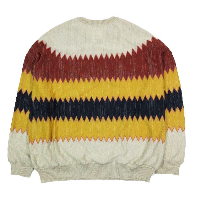 22SS ビズビム VISVIM AMPLUS KNIT アンプラスニット ジグザグ セーター クルーネック 長袖 マルチカラー 4 メンズ AMPLUS KNIT L/S｜vectorpremium｜02